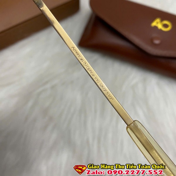Kính Cổ Cơn Ao Mỹ USA Chính Hãng Bọc Vàng 12K - Kính Râm