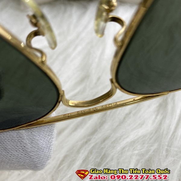 Kính rayban mỹ đời 1970 mạ vàng - Kính mát nam