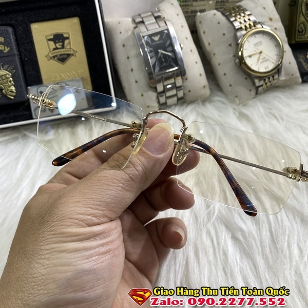 Gọng Kính Cận Mạ Vàng - Gọng Kính Nam