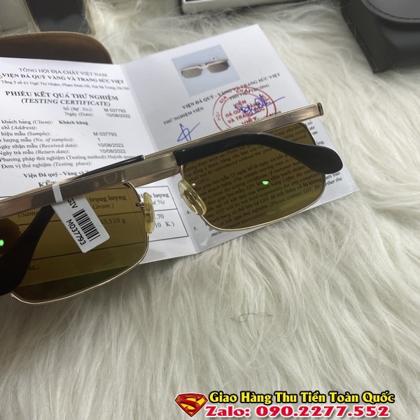 Kính Solex Chữ H Vàng Đúc - Kính Mát Nam