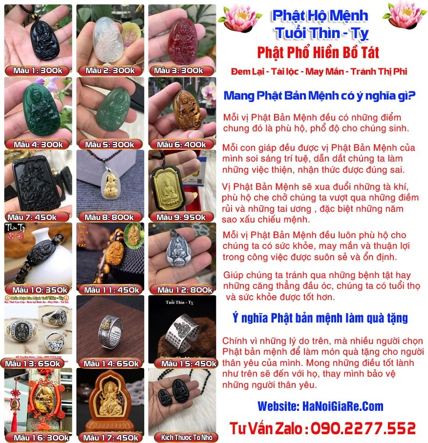 Phật Bản Mệnh Tuổi Thìn - Phật Phổ Hiền Bồ Tát