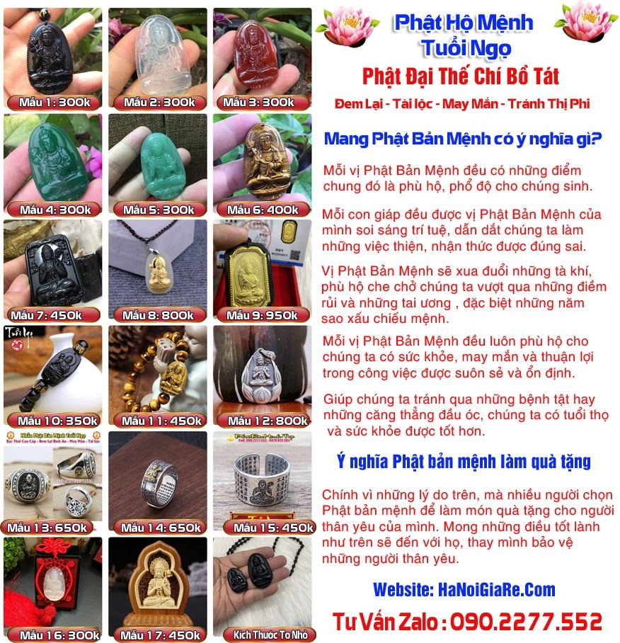 Phật Bản Mệnh Tuổi Ngọ - Phật Đại Thế Chí Bồ Tát