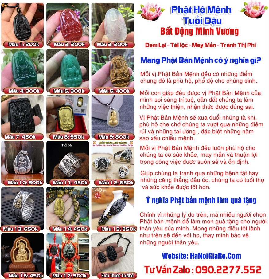 Phật Bản Mệnh Tuổi Dậu - Phật Bất Động Minh Vương - Phong Thủy