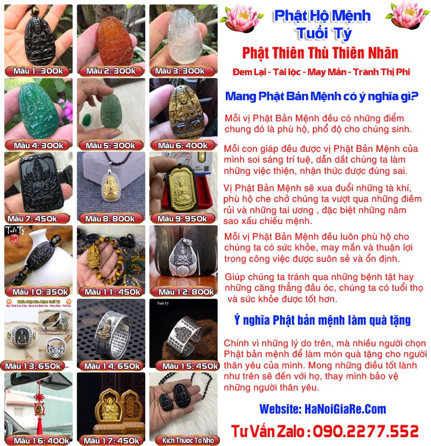 Phật Bản Mệnh Tuổi Tý - Phật Thiên Thù Thiên Nhãn