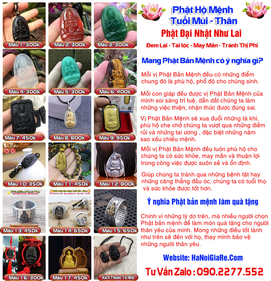 Phật Bản Mệnh Tuổi Mùi - Phật Bản Mệnh Tuổi Thân - Phật Đại Nhật Như Lai