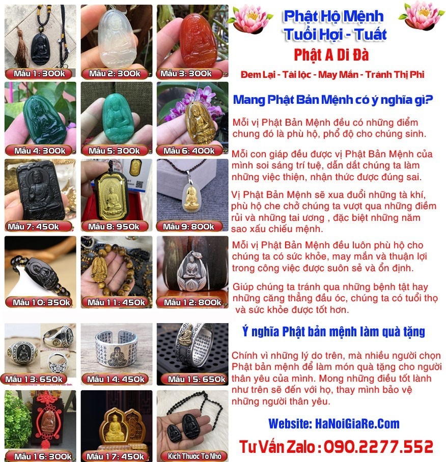 Phật Bản Mệnh Tuổi Hợi - Phật A Di Đà - Phong Thủy