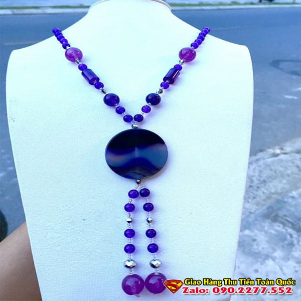 Vòng Đá Đeo Cổ Nữ - Phụ Kiện Áo Dài - Trang sức phù hợp với áo dài Vòng Đá Đeo Cổ Nữ - Phụ Kiện Áo Dài - Trang sức phù hợp với áo dài