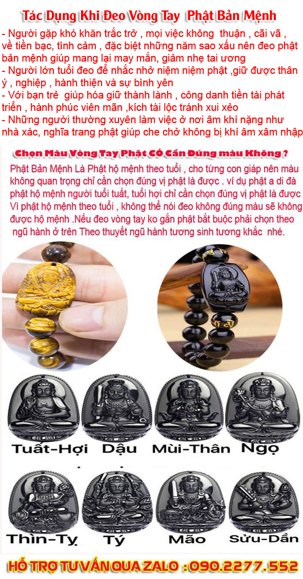 Vòng Tay Phong Thuỷ Hợp Mệnh - Vòng Tay Phong Thuỷ Hợp Tuổi
