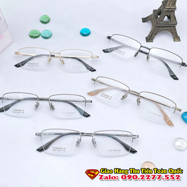 Gọng Kính Cận Titanium Siêu Nhẹ Chính Hãng - Gọng Kính Đẹp