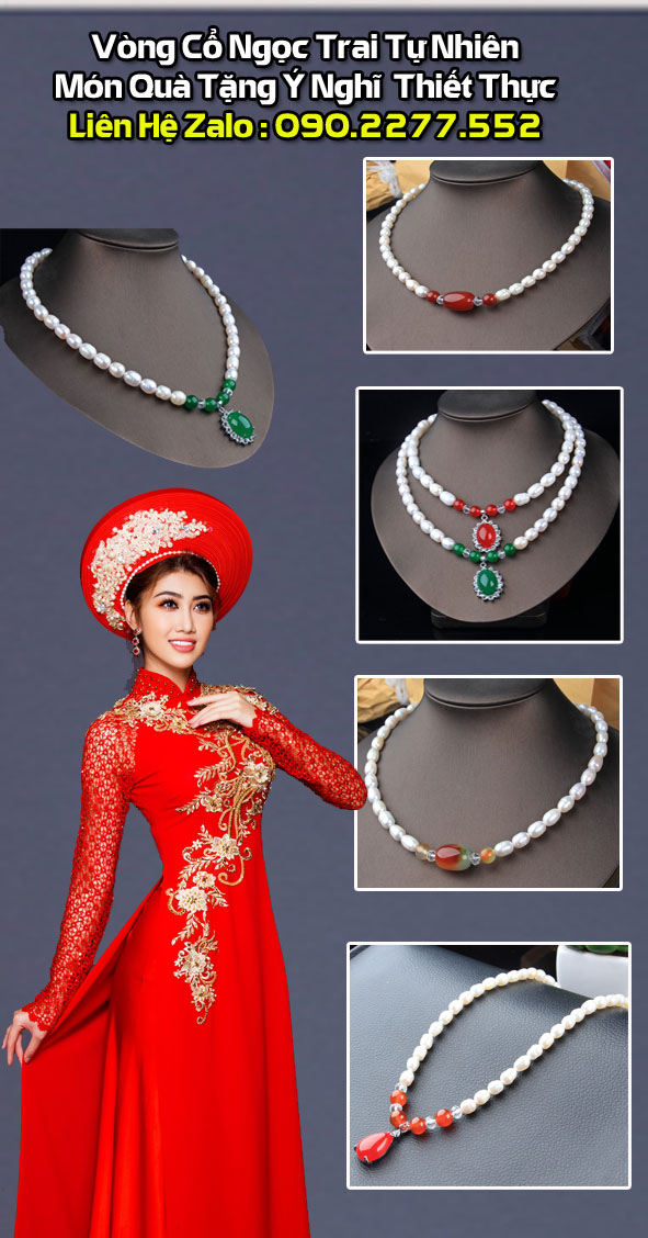 Vòng Ngọc Trai - Vòng Cổ Mặc Áo Dài
