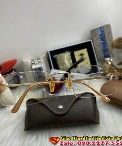 Gọng Kính Cận Amor Pháp Mạ Vàng - Gọng Kính 3 Mảnh