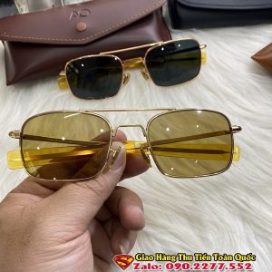 Kính Cơn Ao Mắt Vuông Malaysia Chính Hãng Mắt Nâu Trà - Kính Mắt Nam