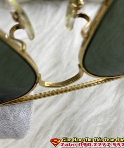 Kính rayban mỹ đời 1970 mạ vàng - Kính mát nam