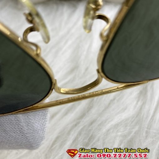 Kính rayban mỹ đời 1970 mạ vàng - Kính mát nam