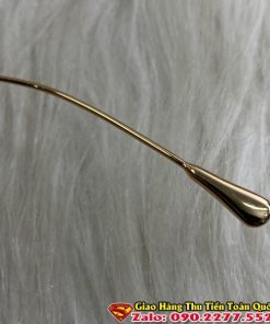 Gọng Kính Cận Pháp Mạ Vàng - Gọng Kính 3 Mảnh