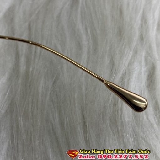 Gọng Kính Cận Pháp Mạ Vàng - Gọng Kính 3 Mảnh