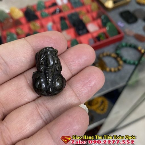 Mặt Dây Chuyền Tỳ Hưu Phong Thủy Đá Tự Nhiên