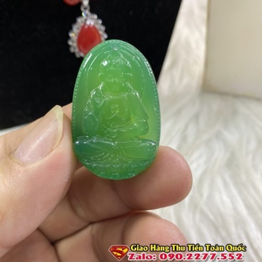 Phật Bản Mệnh Tuổi Tuất Đá Mã Não Xanh - Phật A Di ĐàPhật Bản Mệnh Tuổi Tuất Đá Mã Não Xanh - Phật A Di Đà