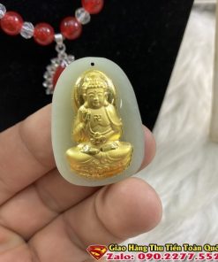 Phật Bản Mệnh Tuổi Tuất Đá Tự Nhiên- Phật A Di Đà
