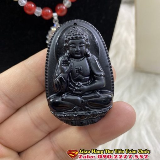 Phật Bản Mệnh Tuổi Tuất Đá Tự Nhiên- Phật A Di Đà