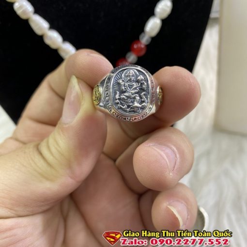 Nhẫn Phong Thủy Hợp Tuổi Tỵ - Phật Phổ Hiền Bồ Tát