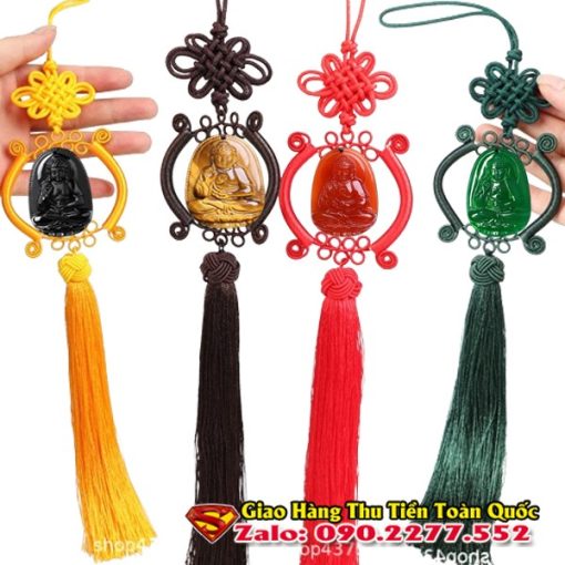 Khánh Treo Xe ô Tô Hợp Tuổi Hợi - Phật Bản Mệnh A Di Đà