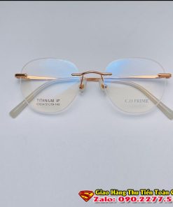 Gọng Kính Nữ - Gọng Kính Titan 3 Mảnh Cho Nữ Chính Hãng