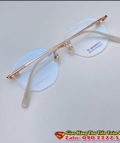 Gọng Kính Nữ - Gọng Kính Titan 3 Mảnh Cho Nữ Chính Hãng