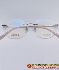 Gọng Kính Nữ - Gọng Kính Titan 3 Mảnh Cho Nữ Chính Hãng