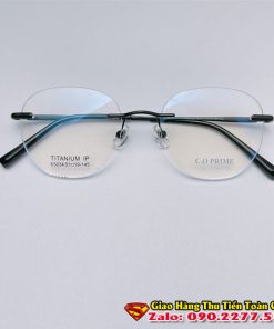 Gọng Kính Nữ - Gọng Kính Titan 3 Mảnh Cho Nữ Chính Hãng