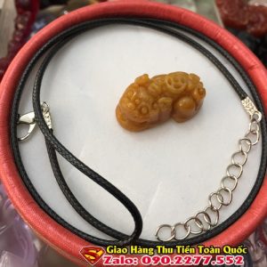 Mặt Dây Chuyền Tỳ Hưu Phong Thủy Đá Tự Nhiên