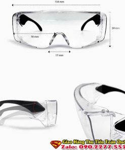 Kính Chống Bụi - Chống Uv - Chống Bám Hơi Nước Chính Hãng