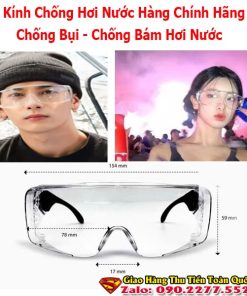 Kính Chống Bụi - Chống Uv - Chống Bám Hơi Nước Chính Hãng