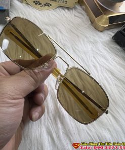 Kính Râm Nam Tròng Thủy Tinh Mắt Vuông