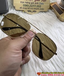 Kính Râm Nam Tròng Thủy Tinh Mắt Vuông