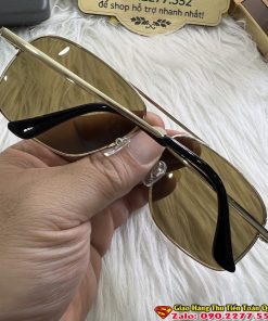 Kính Râm Nam Tròng Thủy Tinh Mắt Vuông