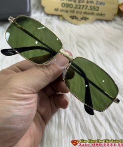 Kính Râm Nam Tròng Thủy Tinh Mắt Vuông