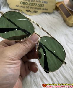 Kính Râm Nam Tròng Thủy Tinh Mắt Vuông