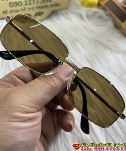 Kính Râm Nam Tròng Thủy Tinh Mắt Vuông