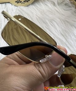 Kính Râm Nam Tròng Thủy Tinh Mắt Vuông