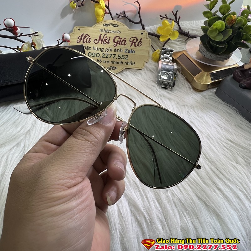 Kính Chống Chói Tròng Thủy Tinh - Kính Mát Nam